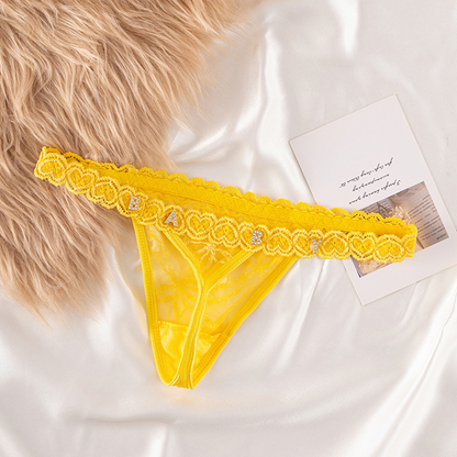 Seductive Name Thong.